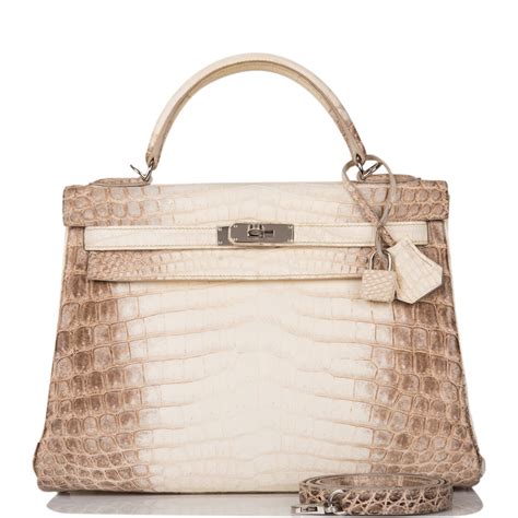 hermes kelly crocodile niloticus himalaya|hermes himalaya kelly.